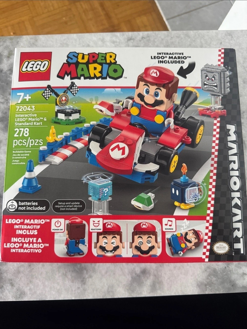 LEGO Interactive LEGO Mario & Standard Kart Set 72043